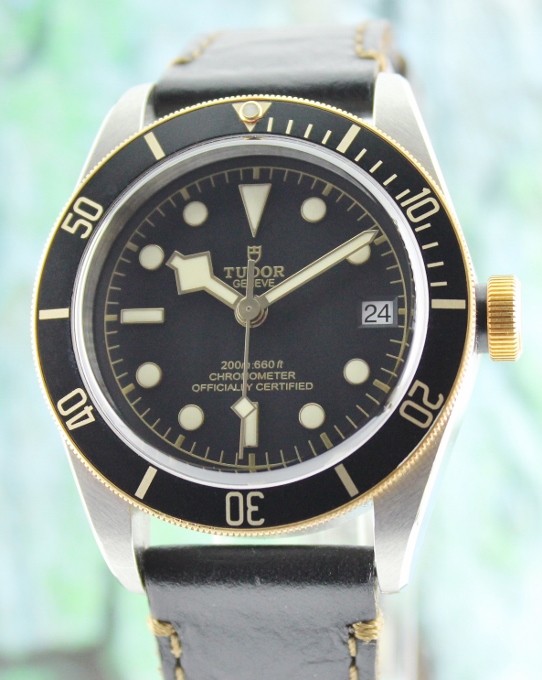 (image for) UNPOLISHED TUDOR HERITAGE BLACK BAY AUTOMATIC WATCH / 79733N